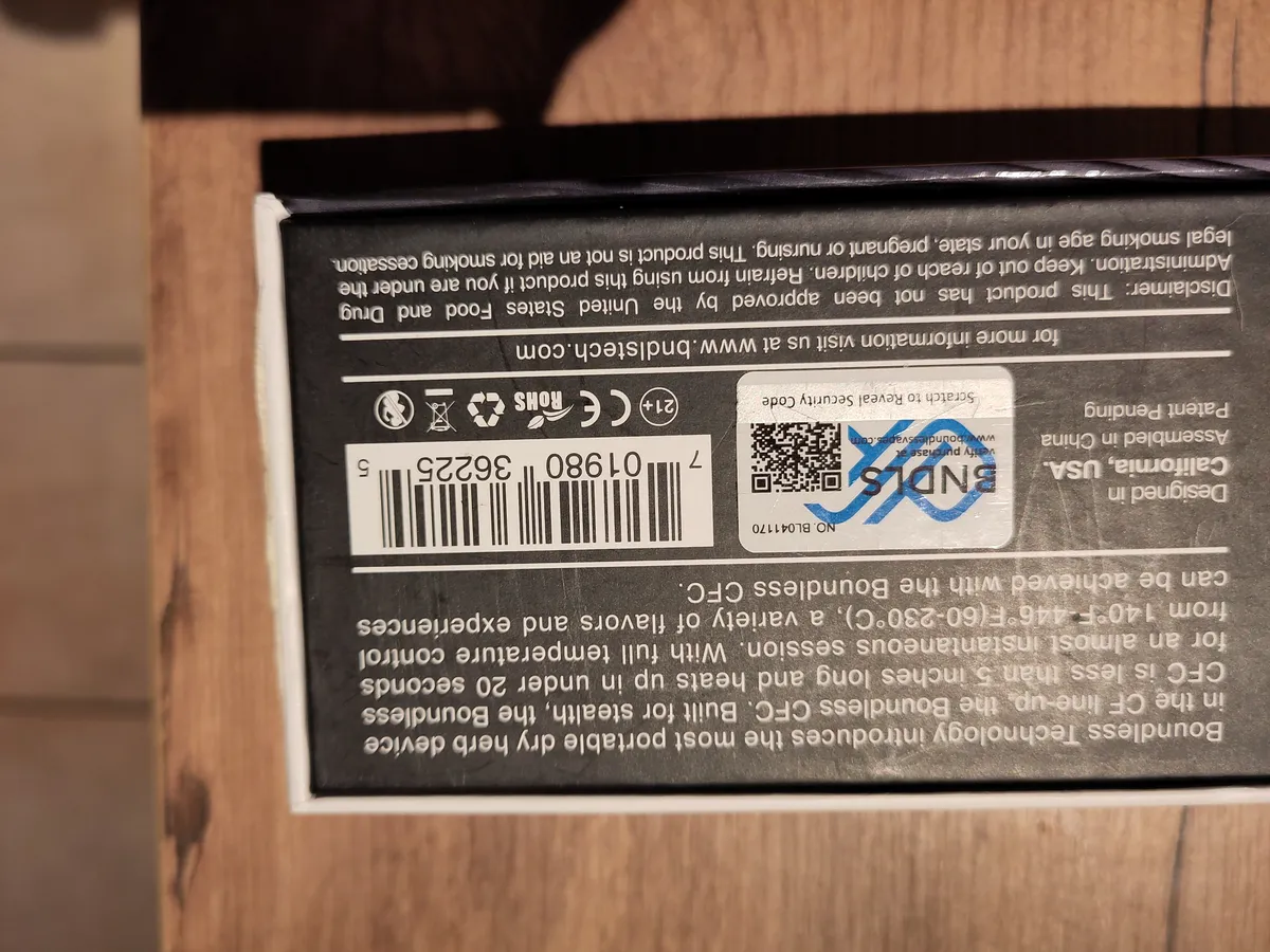 Boundless Vaporizer gebraucht kaufen - Boundless (gut), Produktfoto 3