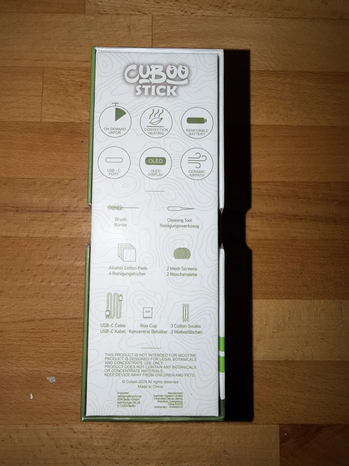Cuboo Stick Vaporizer gebraucht kaufen - Sonstiges / andere Marke Cuboo Stick (wie neu), Produktfoto 10