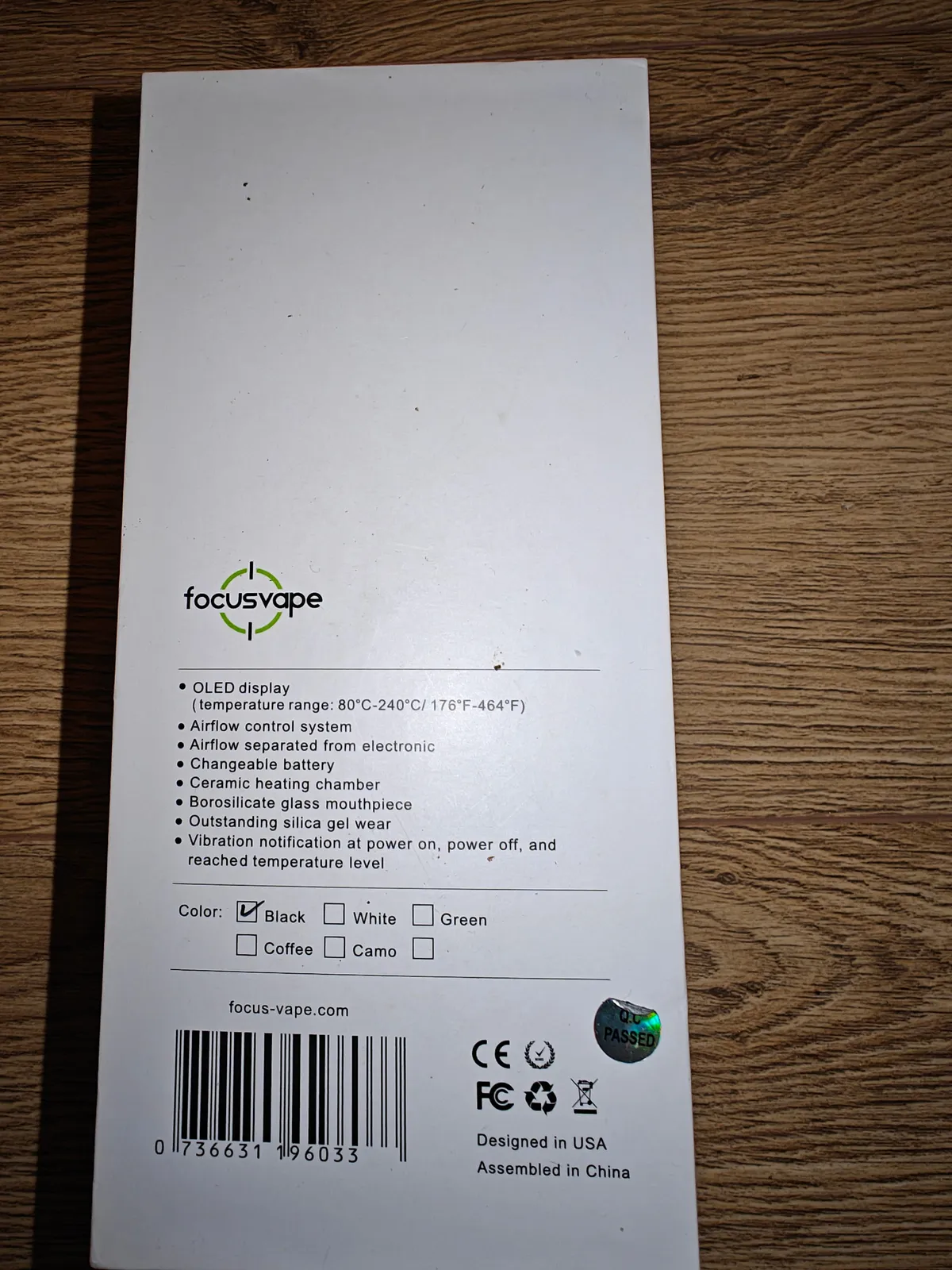 Focusvape Pro Vaporizer gebraucht kaufen - Focusvape Pro (gut), Produktfoto 4