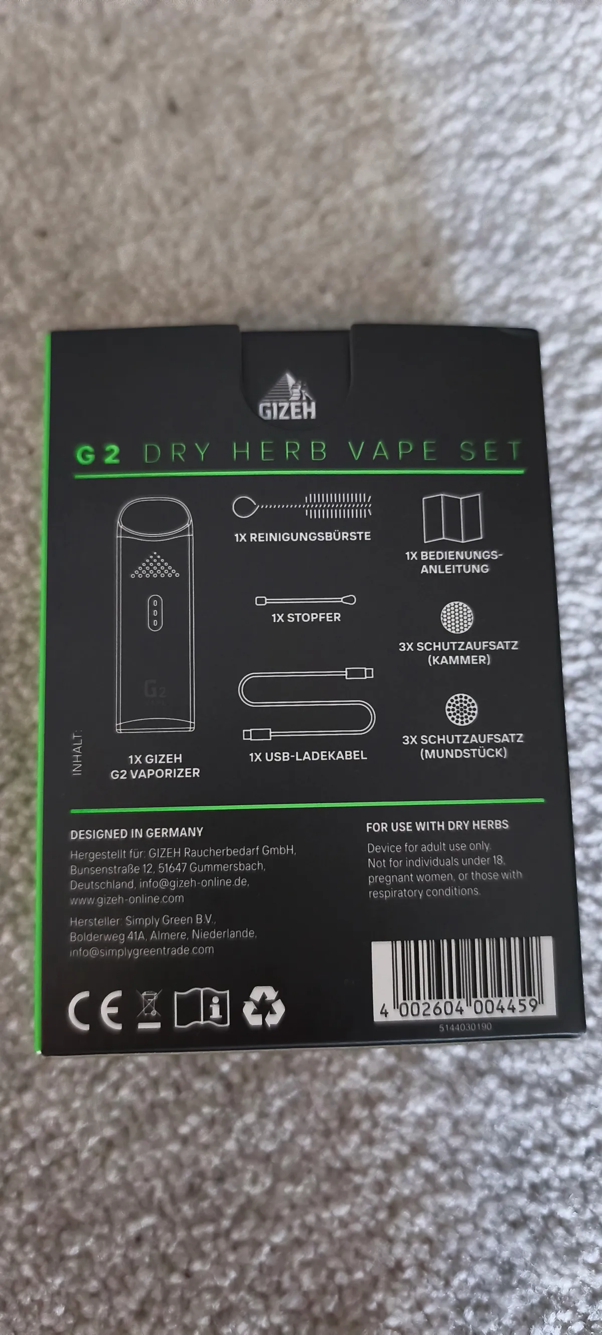 G2 VAPE Vaporizer gebraucht kaufen - Sonstiges / andere Marke G2 VAPE (wie neu), Produktfoto 2