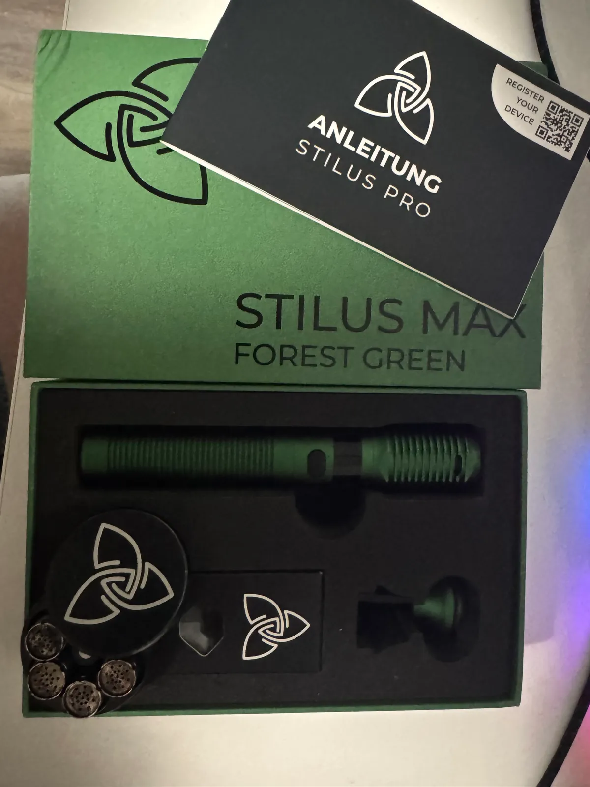 Hizen Stilus Max Forest Green Vaporizer gebraucht kaufen - Sonstiges / andere Marke Hizen Stilus Max Forest Green (gut), Produktfoto 4