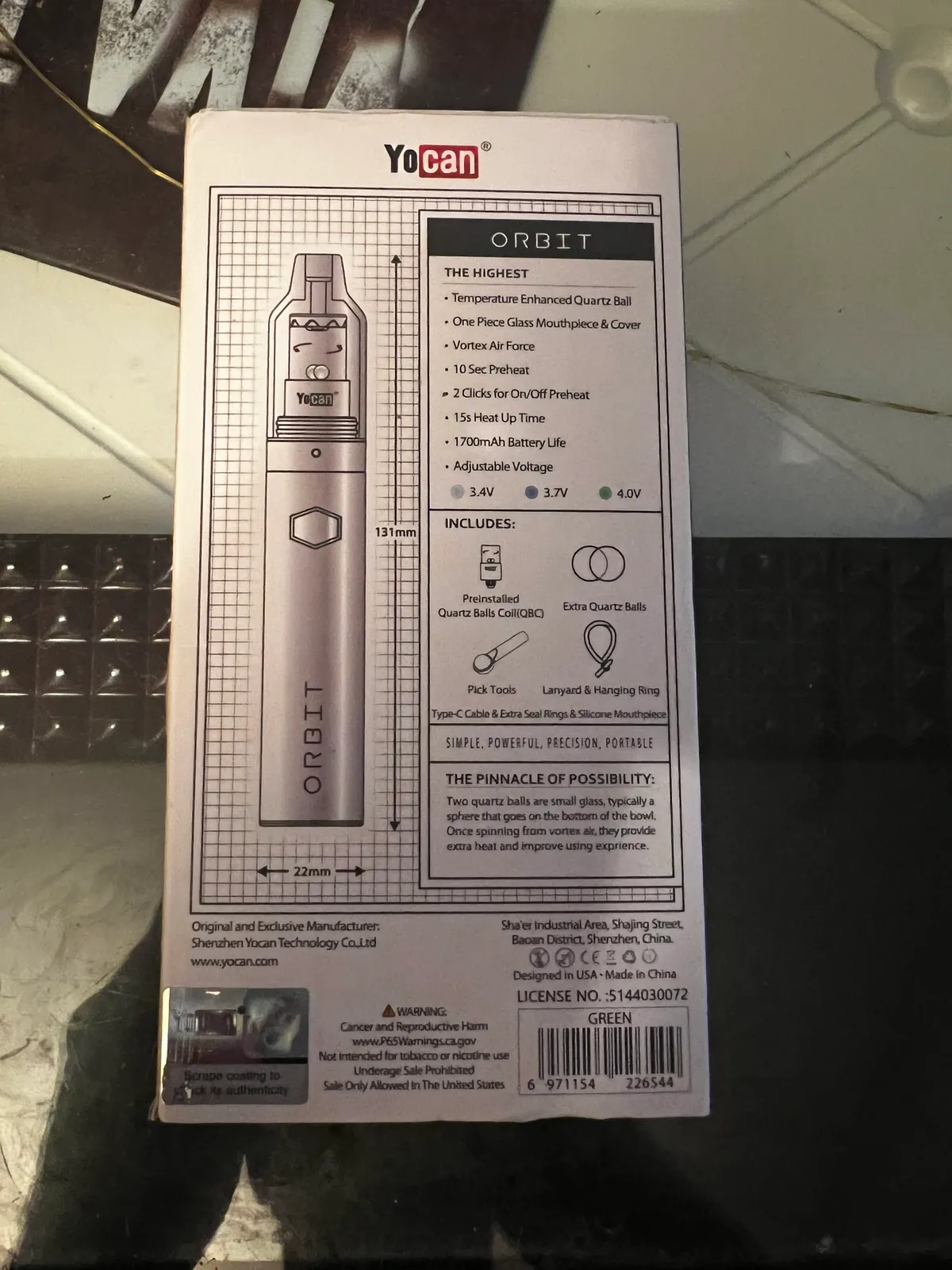 ORBIT Vaporizer neu kaufen - Sonstiges / andere Marke ORBIT (neu), Produktfoto 2