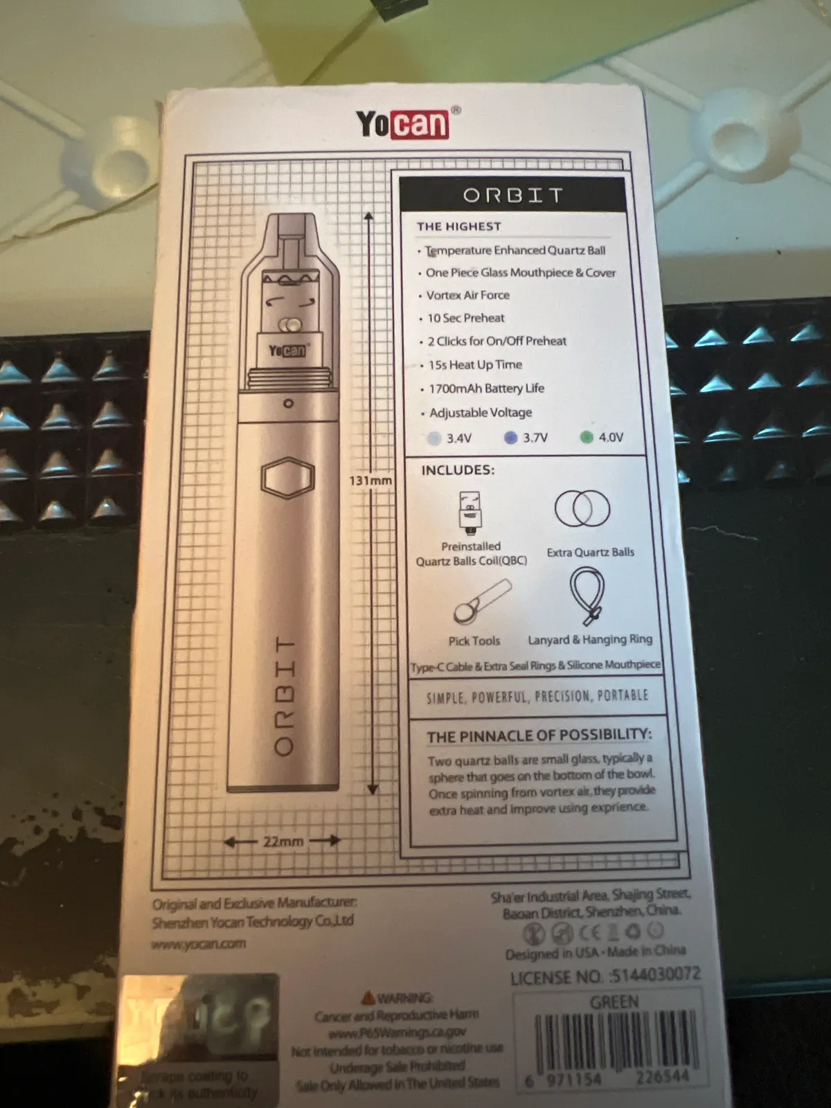 ORBIT Vaporizer neu kaufen - Sonstiges / andere Marke ORBIT (neu), Produktfoto 2