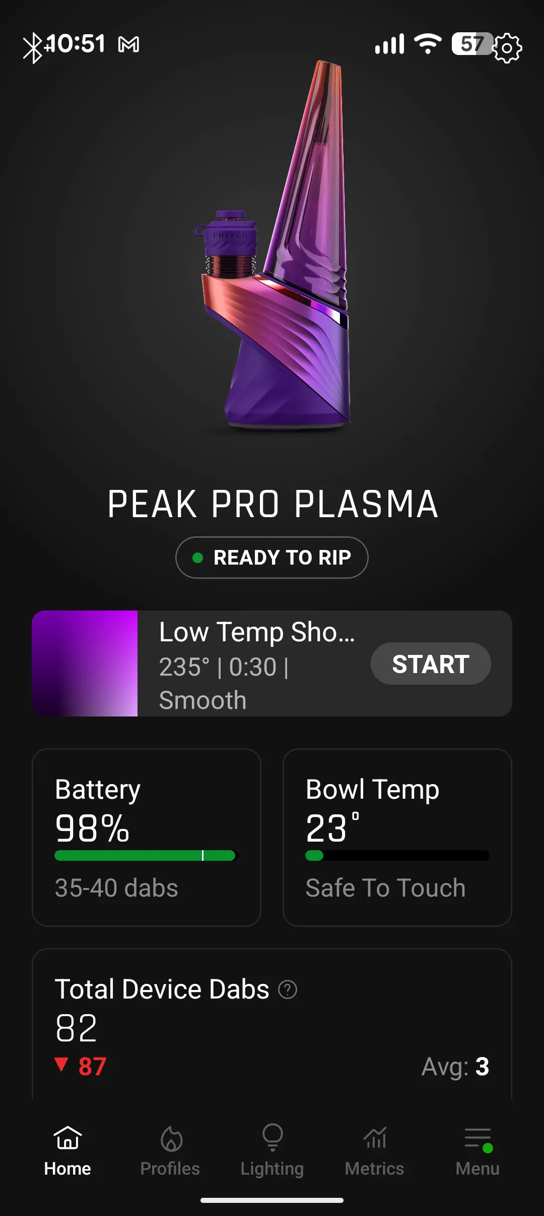 Peak Pro Plasma Vaporizer gebraucht kaufen - Puffco Peak Pro Plasma (wie neu), Produktfoto 8