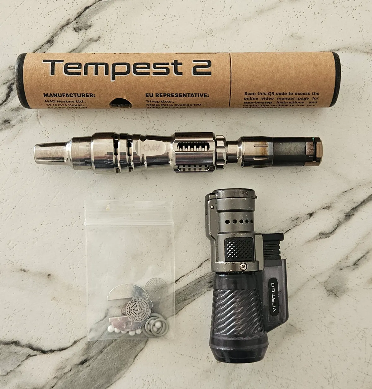 Tempest 2 Vaporizer gebraucht kaufen | MADHeaters Tempest 2 Bild 1 | VapoMarkt Tempest 2 Vaporizer gebraucht kaufen - MADHeaters Tempest 2 (wie neu), Produktfoto 1