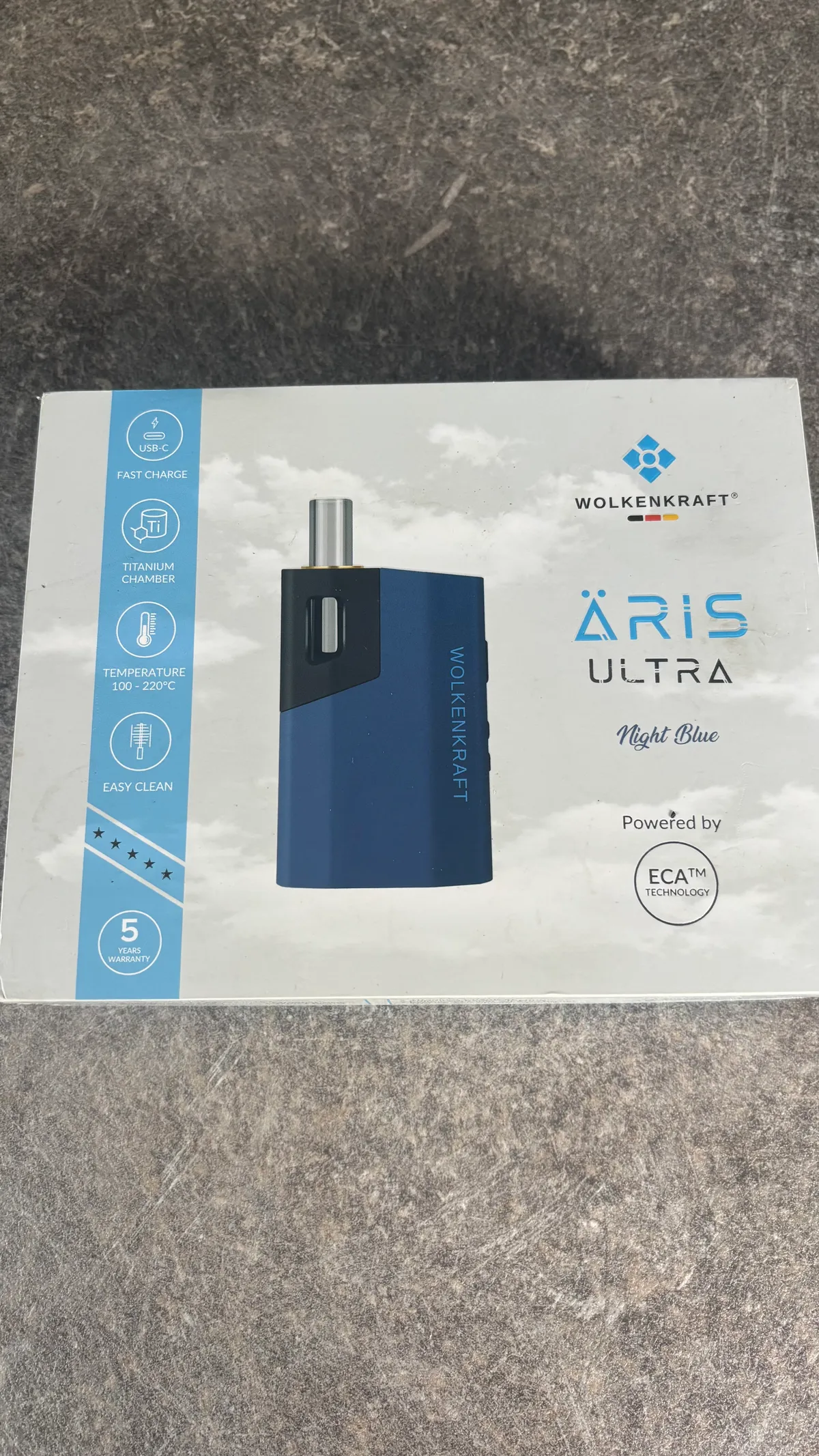 Wolkenkraft ÄRiS Ultra Vaporizer gebraucht kaufen | Wolkenkraft ÄRiS Ultra Bild 1 | VapoMarkt Wolkenkraft ÄRiS Ultra Vaporizer gebraucht kaufen - Wolkenkraft ÄRiS Ultra (wie neu), Produktfoto 1