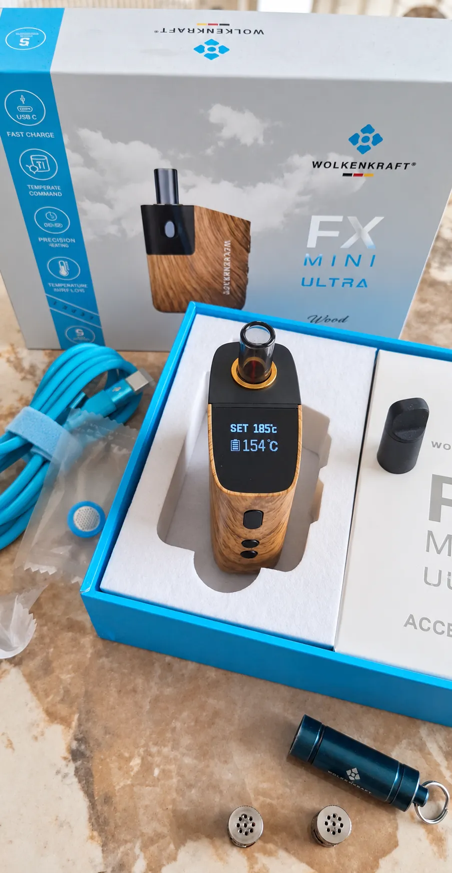 Wolkenkraft FX Mini Ultra Vaporizer gebraucht kaufen - Wolkenkraft FX Mini Ultra (wie neu), Produktfoto 7
