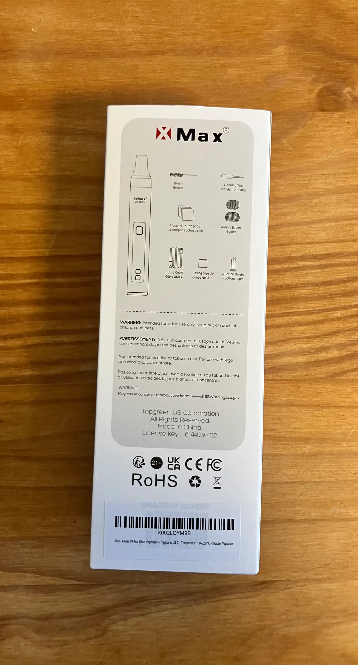 XMax V4 Pro Vaporizer gebraucht kaufen - Sonstiges / andere Marke XMax V4 Pro (wie neu), Produktfoto 2